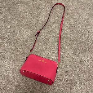 Hot pink simply southern crossbody shoulder bag purse